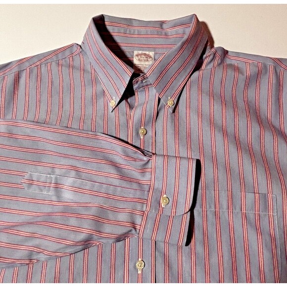 Brooks Brothers Other - Brooks Brothers The Original Polo Striped Dress Shirt Men's Size 17.5-35